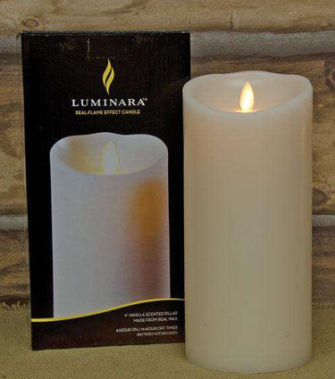 Ivory Luminara Candle, 9